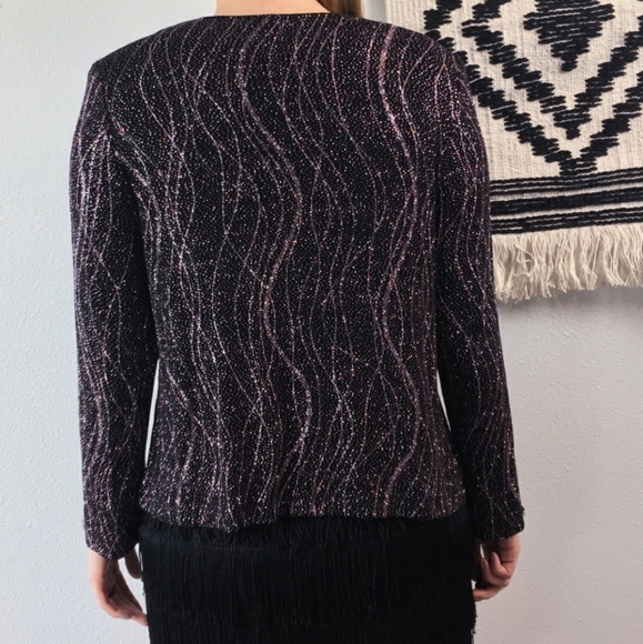Modern Vintage Ouida Shimmery Cardigan Jacket - Picture 3 of 4